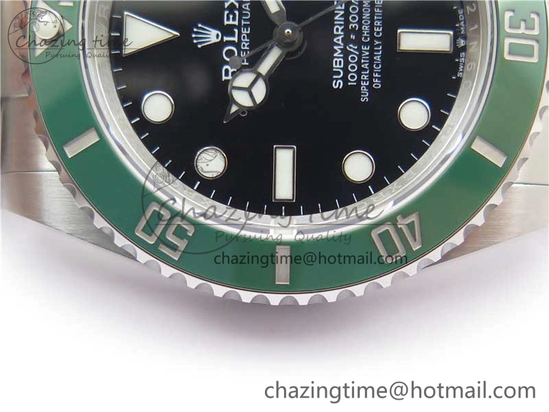 Packable Submariner 41mm 126610 LV Green Ceramic 904L Steel RF 1:1 Best Edition RF 2489