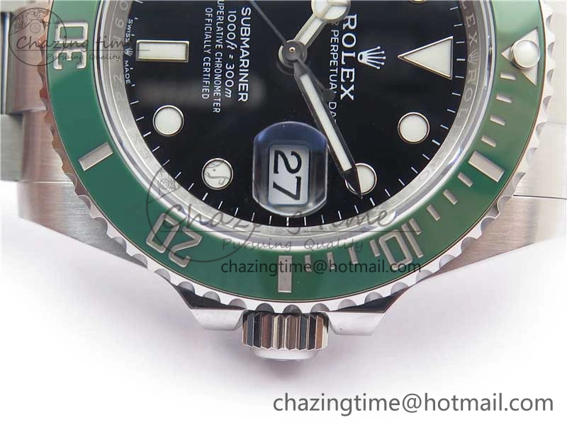 Packable Submariner 41mm 126610 LV Green Ceramic 904L Steel RF 1:1 Best Edition RF 2489