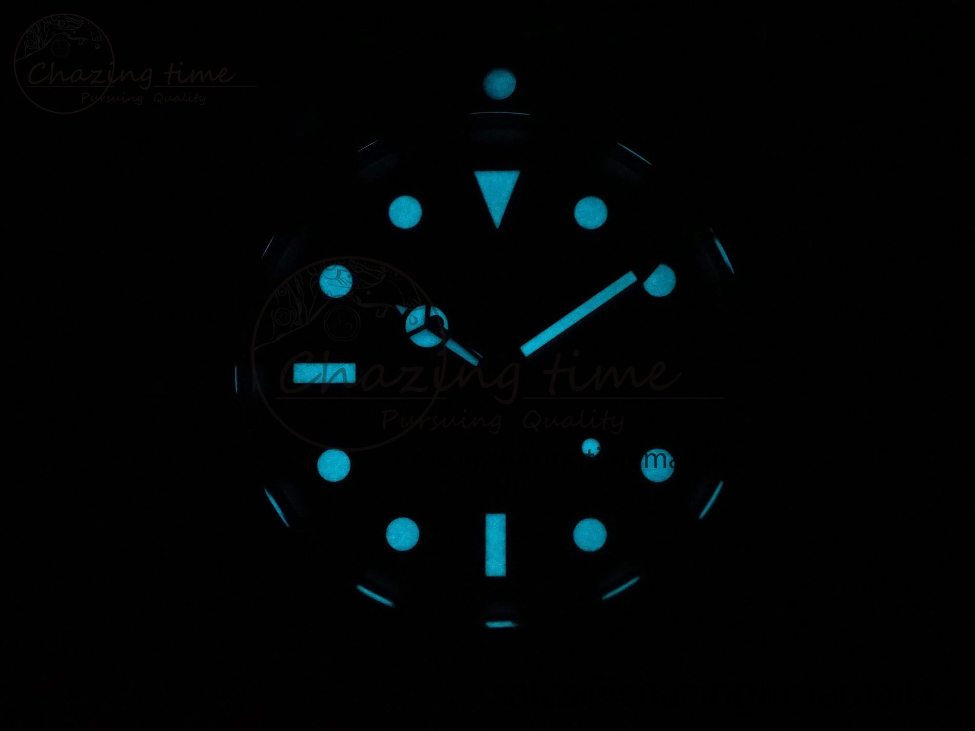 Comfortable Submariner 41mm 126610 LV Green Ceramic EWEF Best Edition on Bracelet SH 1035