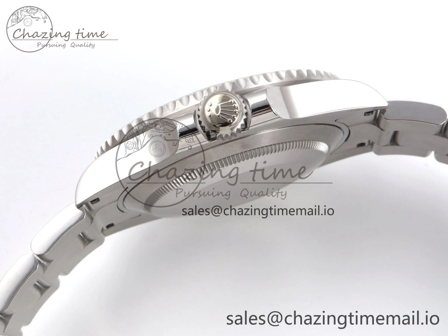 Comfortable Submariner 41mm 126610 LV Green Ceramic EWEF Best Edition on Bracelet SH 1035