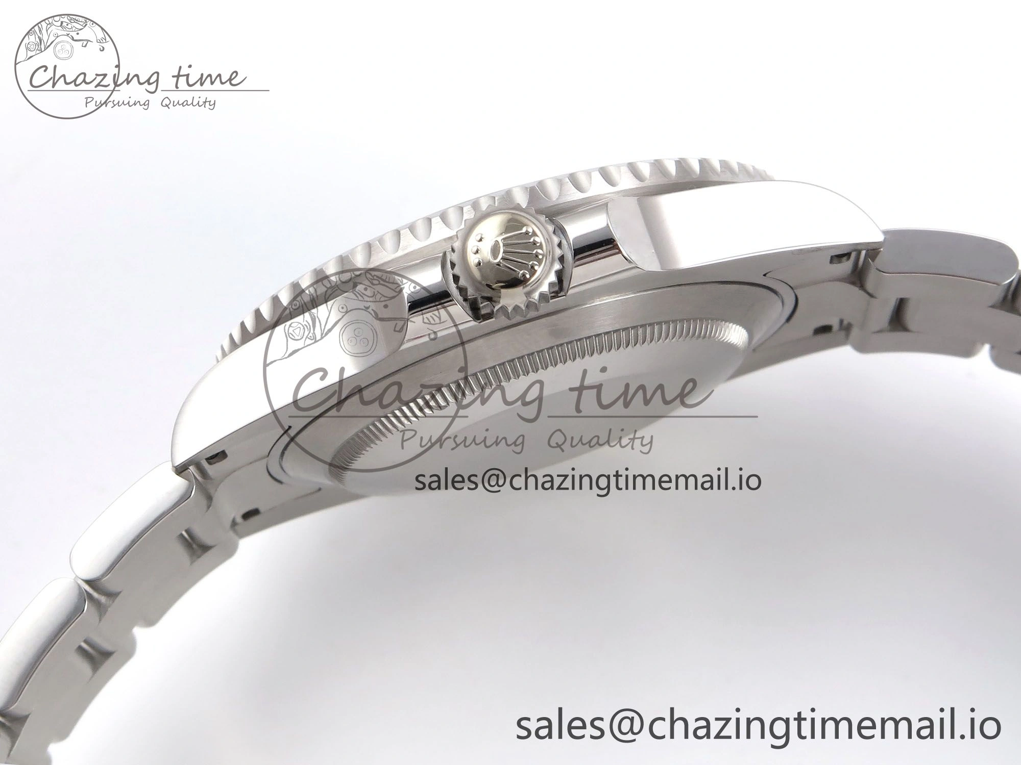 Comfortable Submariner 41mm 126610 LV Green Ceramic EWEF Best Edition on Bracelet SH 1035