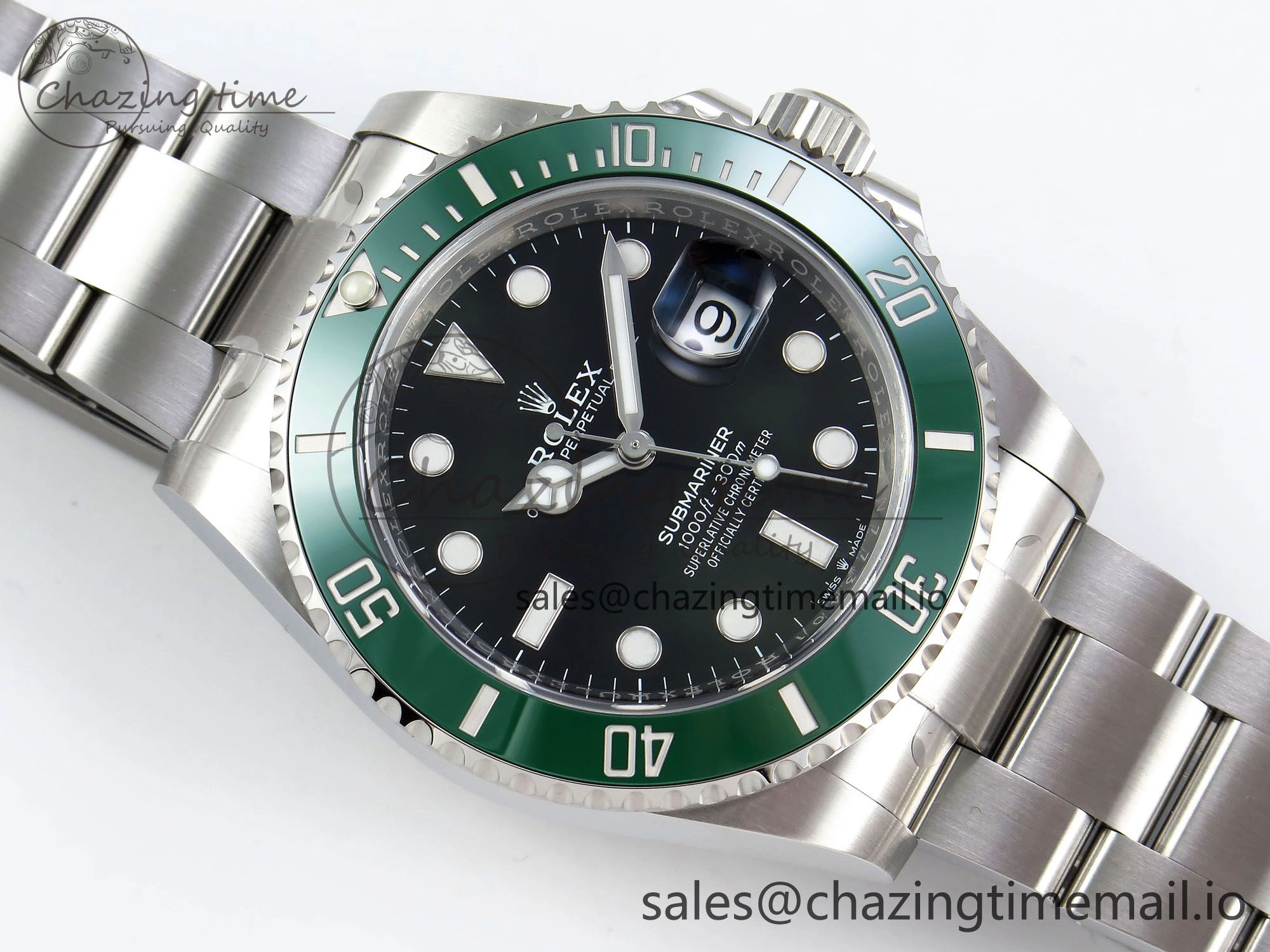 SmartChoice Submariner 41mm 126610 LV Kermit 904L Steel Clean 1:1 Best Edition VR 1555
