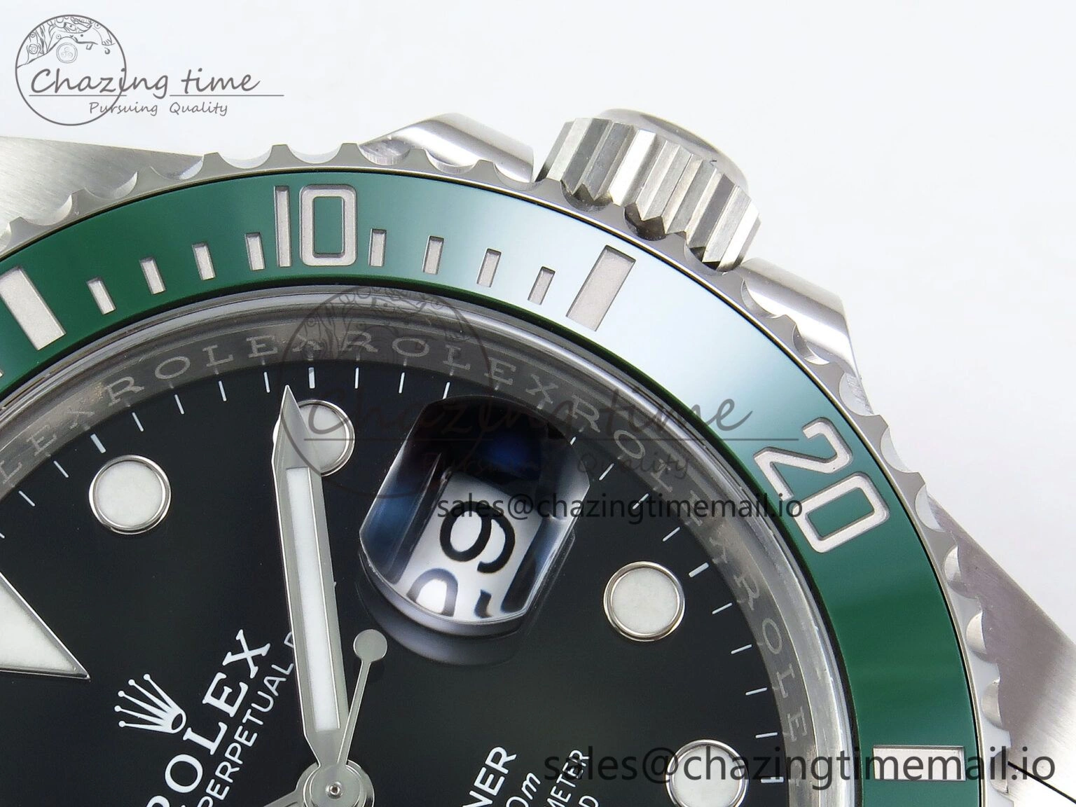 SmartChoice Submariner 41mm 126610 LV Kermit 904L Steel Clean 1:1 Best Edition VR 1555