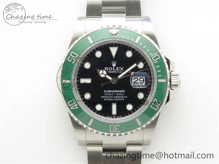UrbanChic Submariner 41mm 126610 LV Kermit 904L Steel ‘Green Maker’ 1:1 Best Edition A 2805
