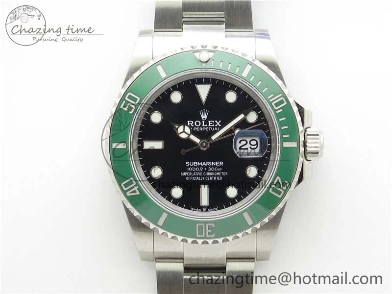 UrbanChic Submariner 41mm 126610 LV Kermit 904L Steel ‘Green Maker’ 1:1 Best Edition A 2805