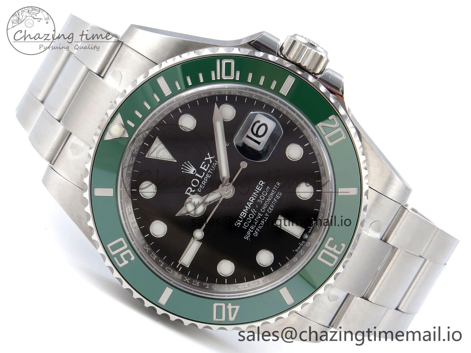 Effortless Submariner 41mm 126610 LV Kermit 904L Steel QF+ 1:1 Best Edition VR 943