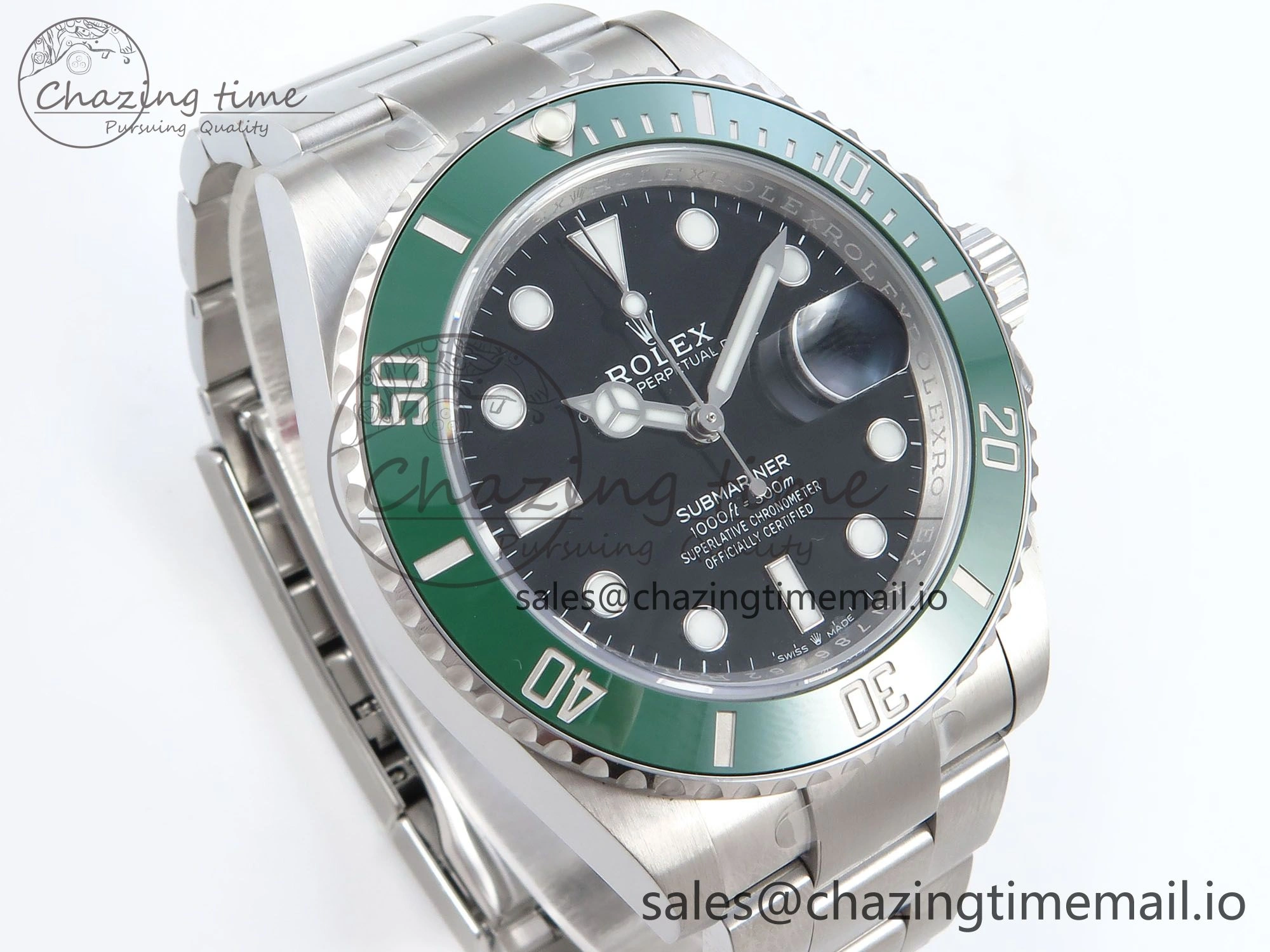 Effortless Submariner 41mm 126610 LV Kermit 904L Steel QF+ 1:1 Best Edition VR 943