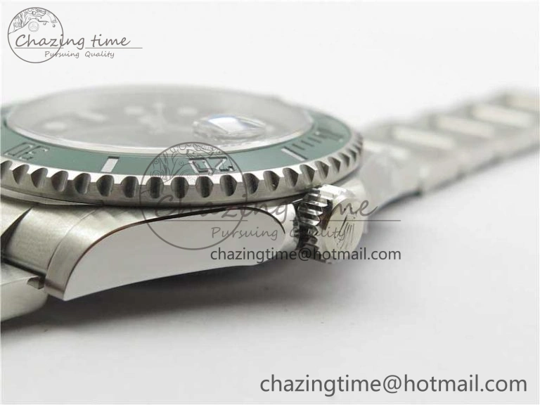 Submariner 41mm 126610 LV Kermit 904L Steel ROF 1:1 Best Edition Black Dial on SS Bracelet A SmoothTexture 2800