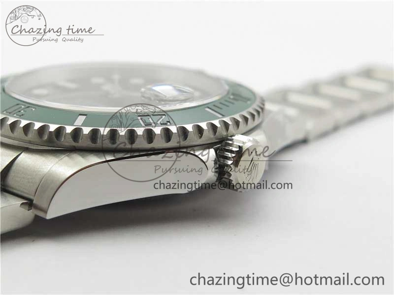 Submariner 41mm 126610 LV Kermit 904L Steel ROF 1:1 Best Edition Black Dial on SS Bracelet A SmoothTexture 2800