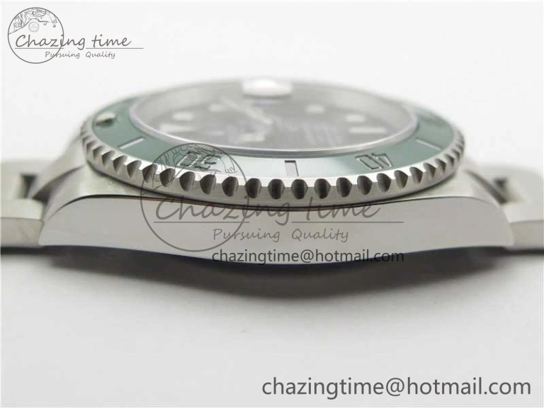Submariner 41mm 126610 LV Kermit 904L Steel ROF 1:1 Best Edition Black Dial on SS Bracelet A SmoothTexture 2800