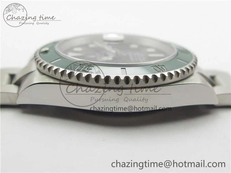 Submariner 41mm 126610 LV Kermit 904L Steel ROF 1:1 Best Edition Black Dial on SS Bracelet A SmoothTexture 2800