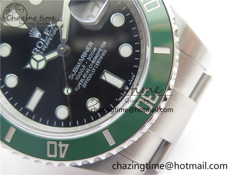 Breathable Submariner 41mm 126610 LV Kermit 904L Steel VVSF 1:1 Best Edition A 2493