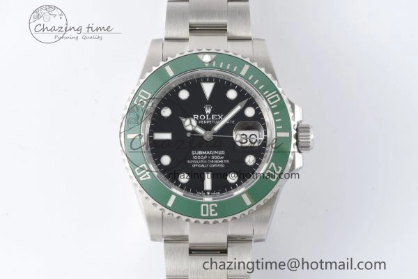 OnTrend Submariner 41mm 126610 LV Kermit 904L Steel ZF 1:1 Best Edition VR 2201