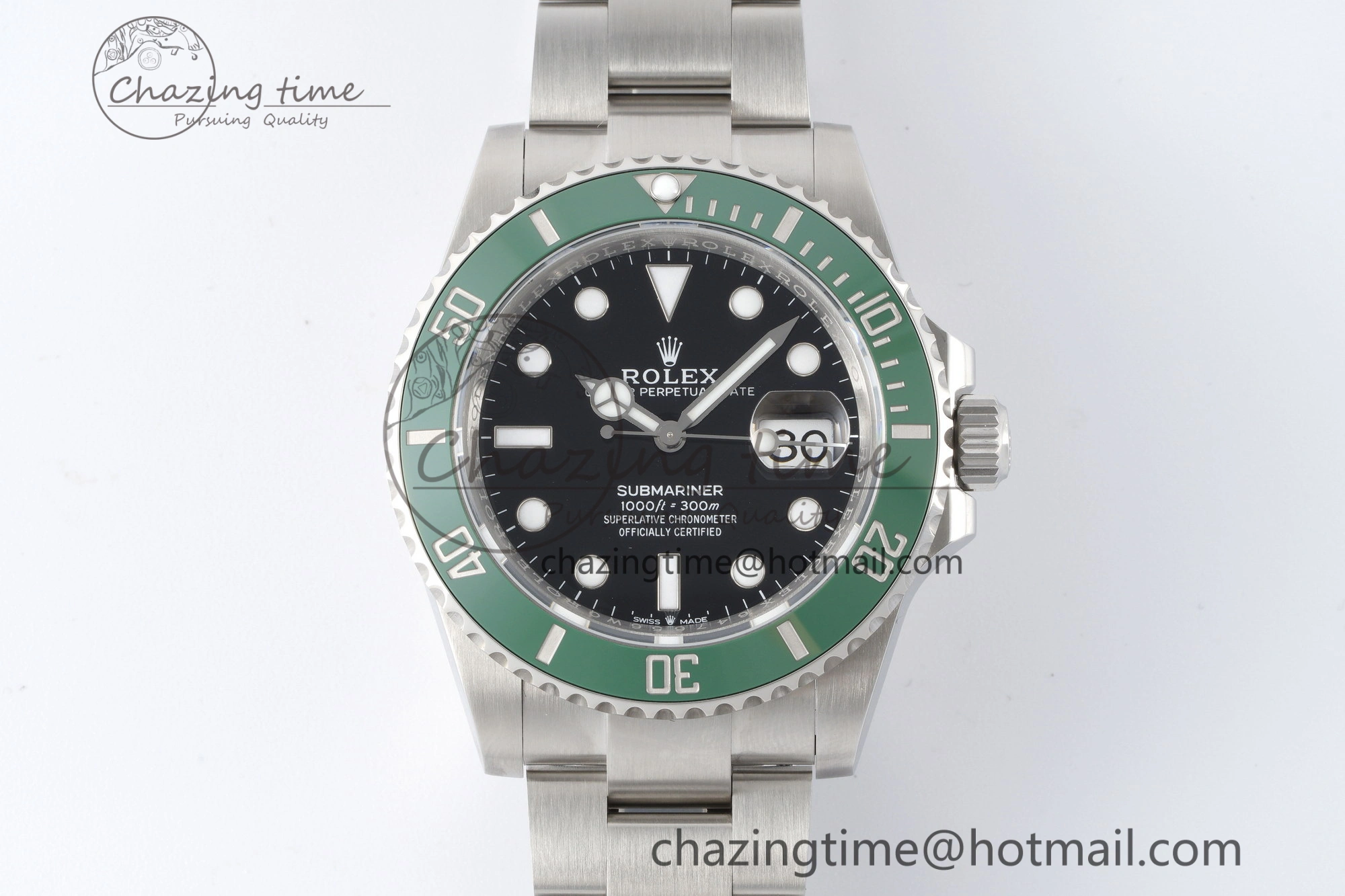 OnTrend Submariner 41mm 126610 LV Kermit 904L Steel ZF 1:1 Best Edition VR 2201
