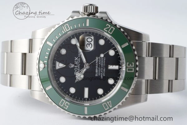OnTrend Submariner 41mm 126610 LV Kermit 904L Steel ZF 1:1 Best Edition VR 2201