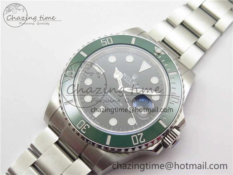 Submariner 41mm 126610 LV Kermit EWF Black Dial on SS Bracelet A Comfortable 2765