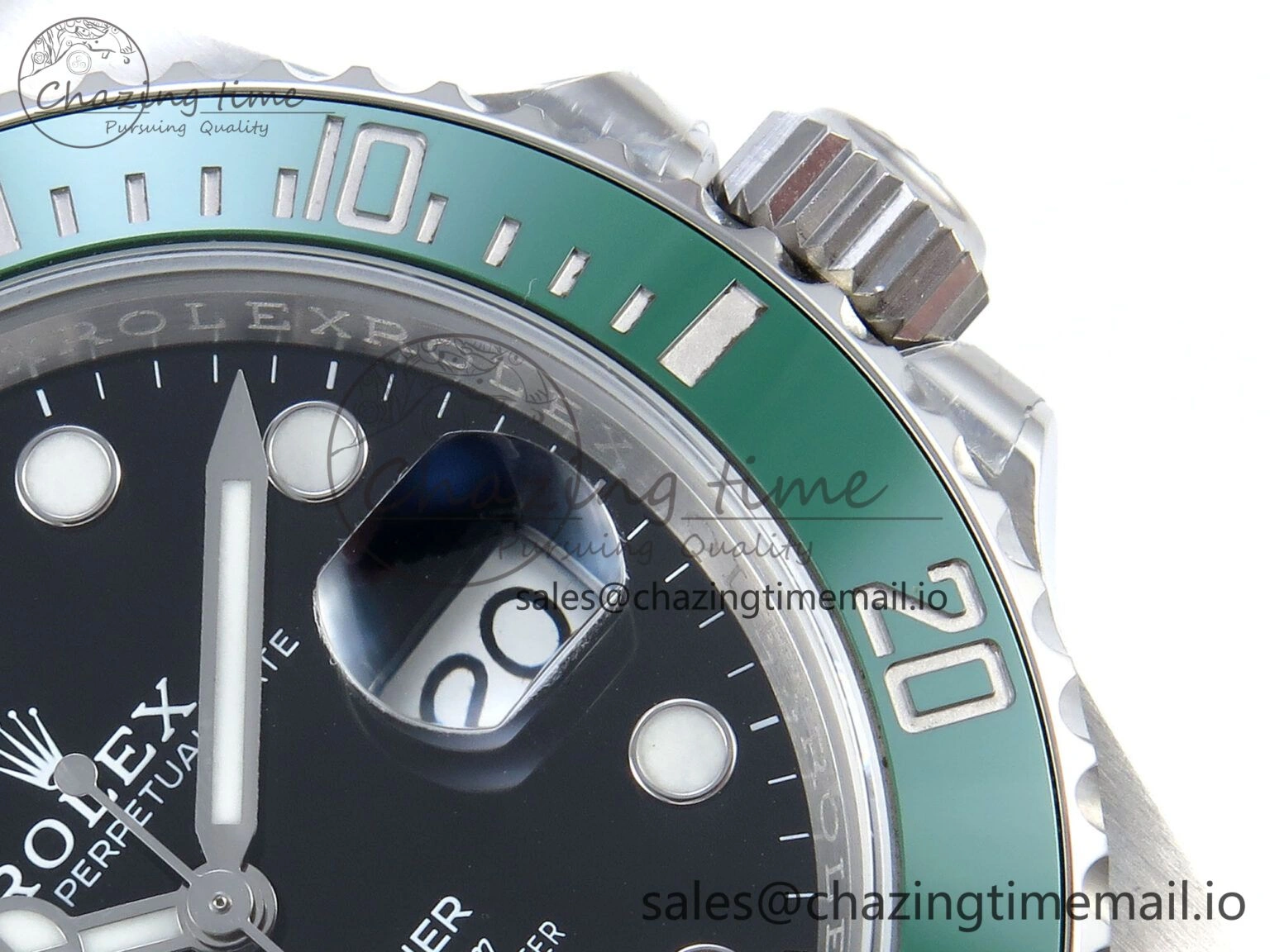 WrinkleFree Submariner 41mm 126610 LV SS ARF 1:1 Best Edition Steel Green Dial 904L SS Oyster Bracelet SH 359
