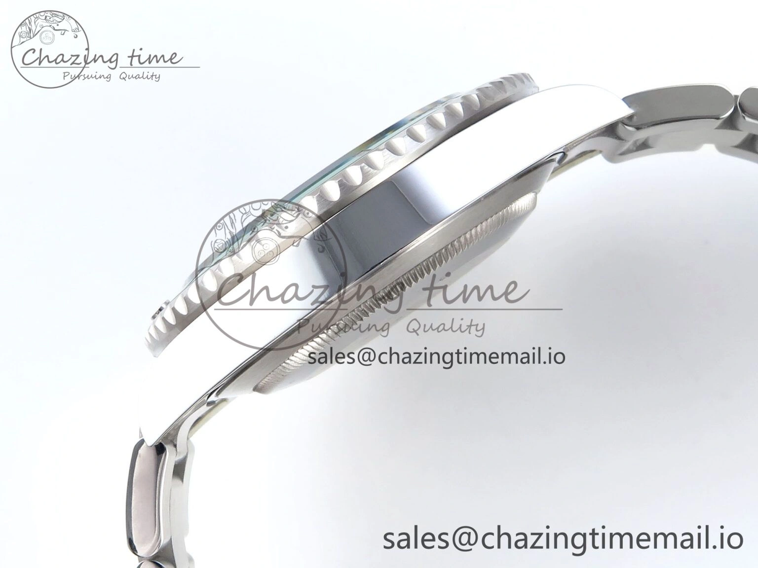 WrinkleFree Submariner 41mm 126610 LV SS ARF 1:1 Best Edition Steel Green Dial 904L SS Oyster Bracelet SH 359