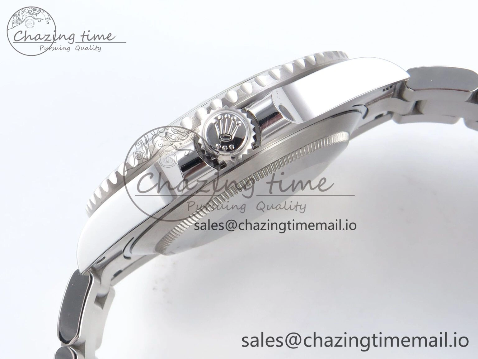 Reliable Submariner 41mm 126610 LV TWSF SS Green Ceramic Black Dial on SS Bracelet SH 290