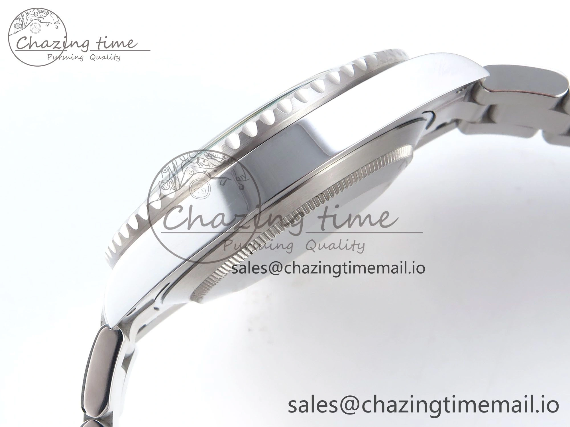 Reliable Submariner 41mm 126610 LV TWSF SS Green Ceramic Black Dial on SS Bracelet SH 290