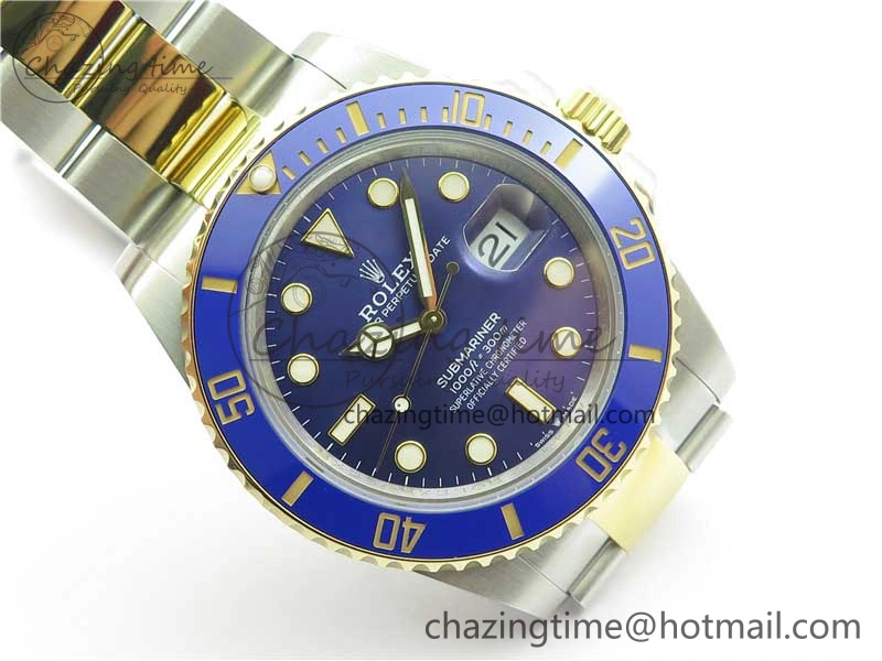 Submariner 41mm 126613 LB SS YG BP Maker Best Edition Blue Dial on SS YG Bracelet QuickDry 2574