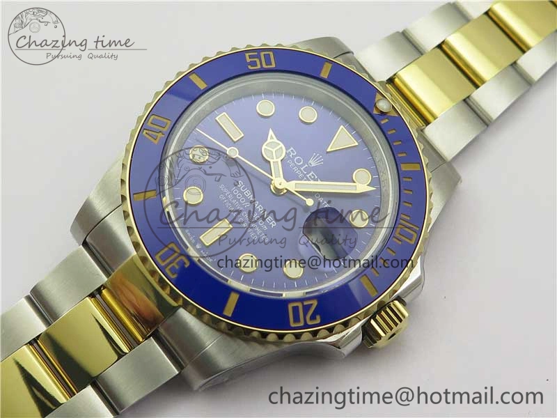 Submariner 41mm 126613 LB SS YG BP Maker Best Edition Blue Dial on SS YG Bracelet QuickDry 2574