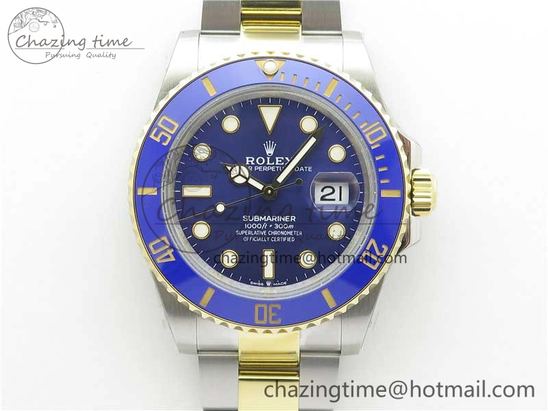 Submariner 41mm 126613 LB SS YG BP Maker Best Edition Blue Dial on SS YG Bracelet QuickDry 2574