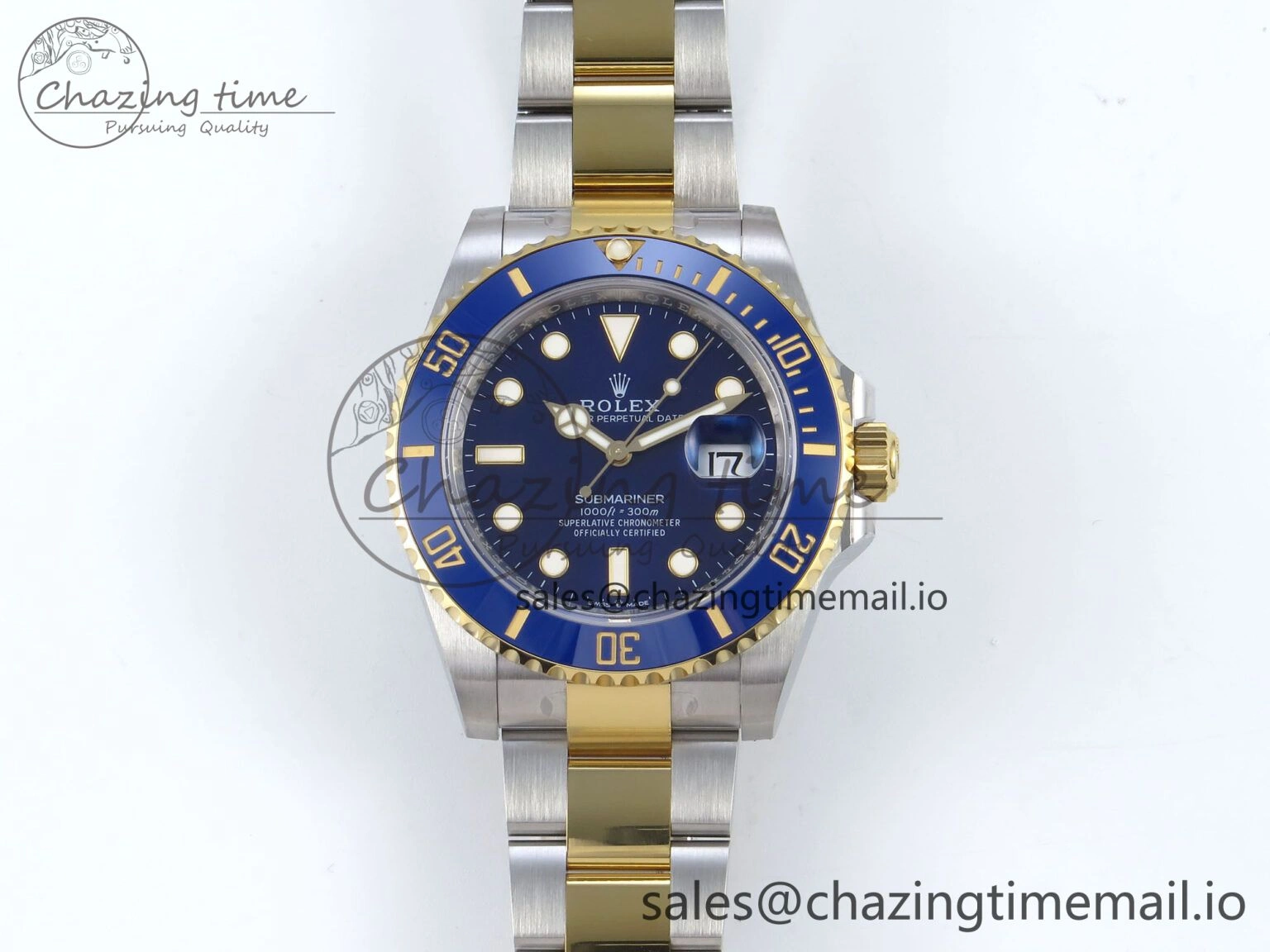 Submariner 41mm 126613 LB THBF 904L Blue Ceramic 1:1 Best Edition on SS YG Bracelet SH Versatile 336