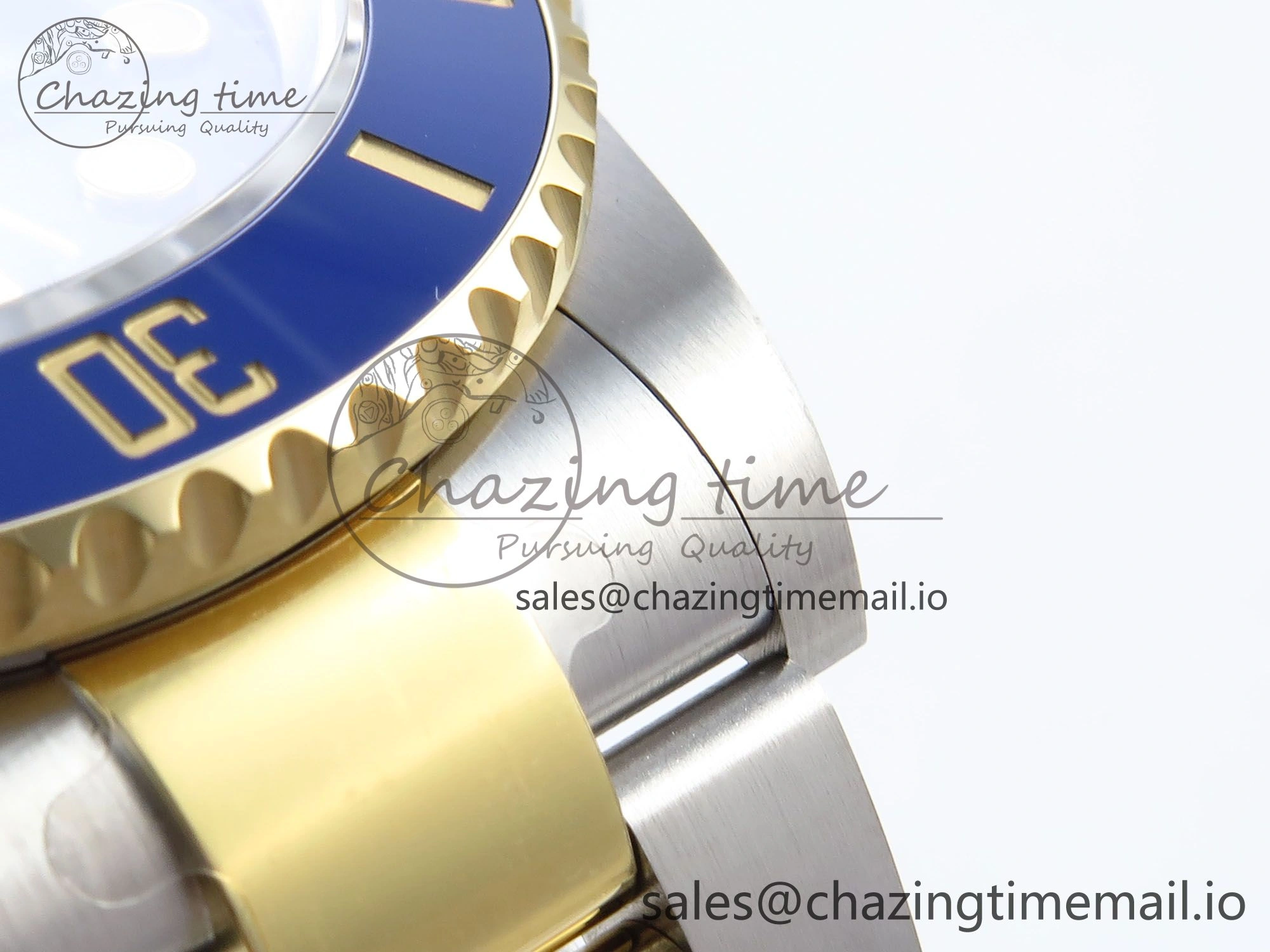 Submariner 41mm 126613 LB TWSF SS YG Blue Ceramic Blue Dial on SS YG Bracelet SH Trendy 291
