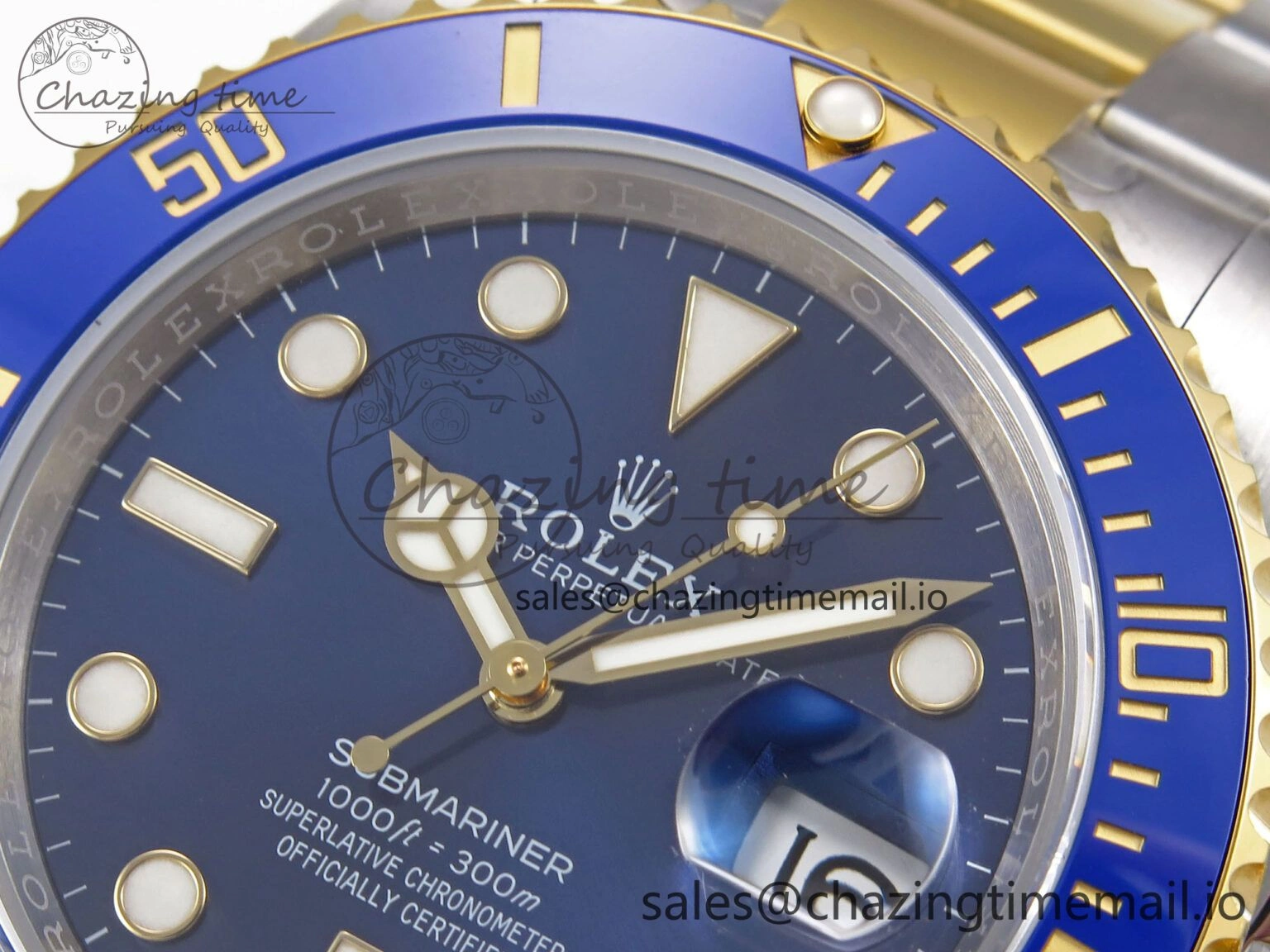 Classic Submariner 41mm 126613 LB YG SS EWEF Best Edition Blue Dial on YG SS Bracelet A 964