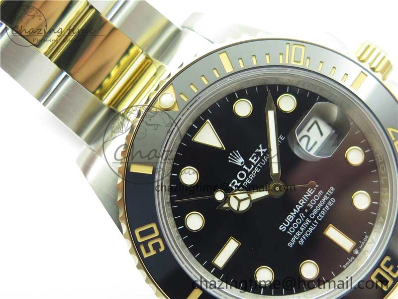 FastDry Submariner 41mm 126613 LN SS YG BP Maker Best Edition Black Dial on SS YG Bracelet 2576