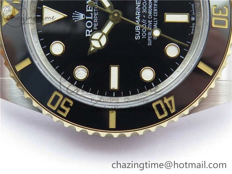 FastDry Submariner 41mm 126613 LN SS YG BP Maker Best Edition Black Dial on SS YG Bracelet 2576