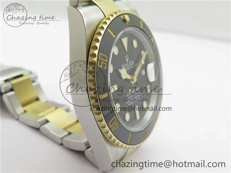 FastDry Submariner 41mm 126613 LN SS YG BP Maker Best Edition Black Dial on SS YG Bracelet 2576