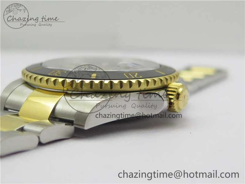 ModernLook Submariner 41mm 126613 LN SS YG EWF Black Dial on SS YG Bracelet A 2622