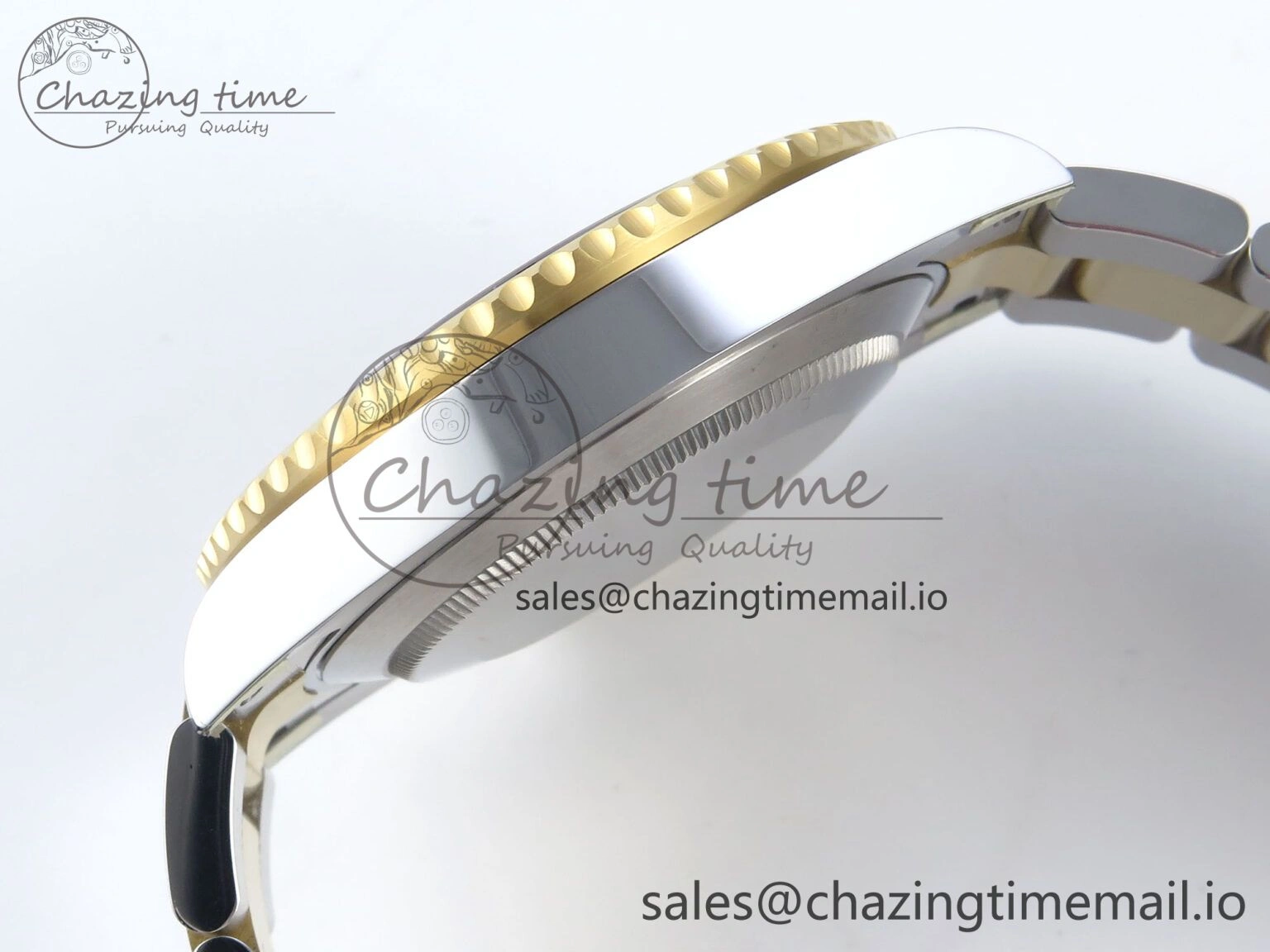 Submariner 41mm 126613 LN THBF 904L Black Ceramic 1:1 Best Edition on SS YG Bracelet SH WrinkleFree 339