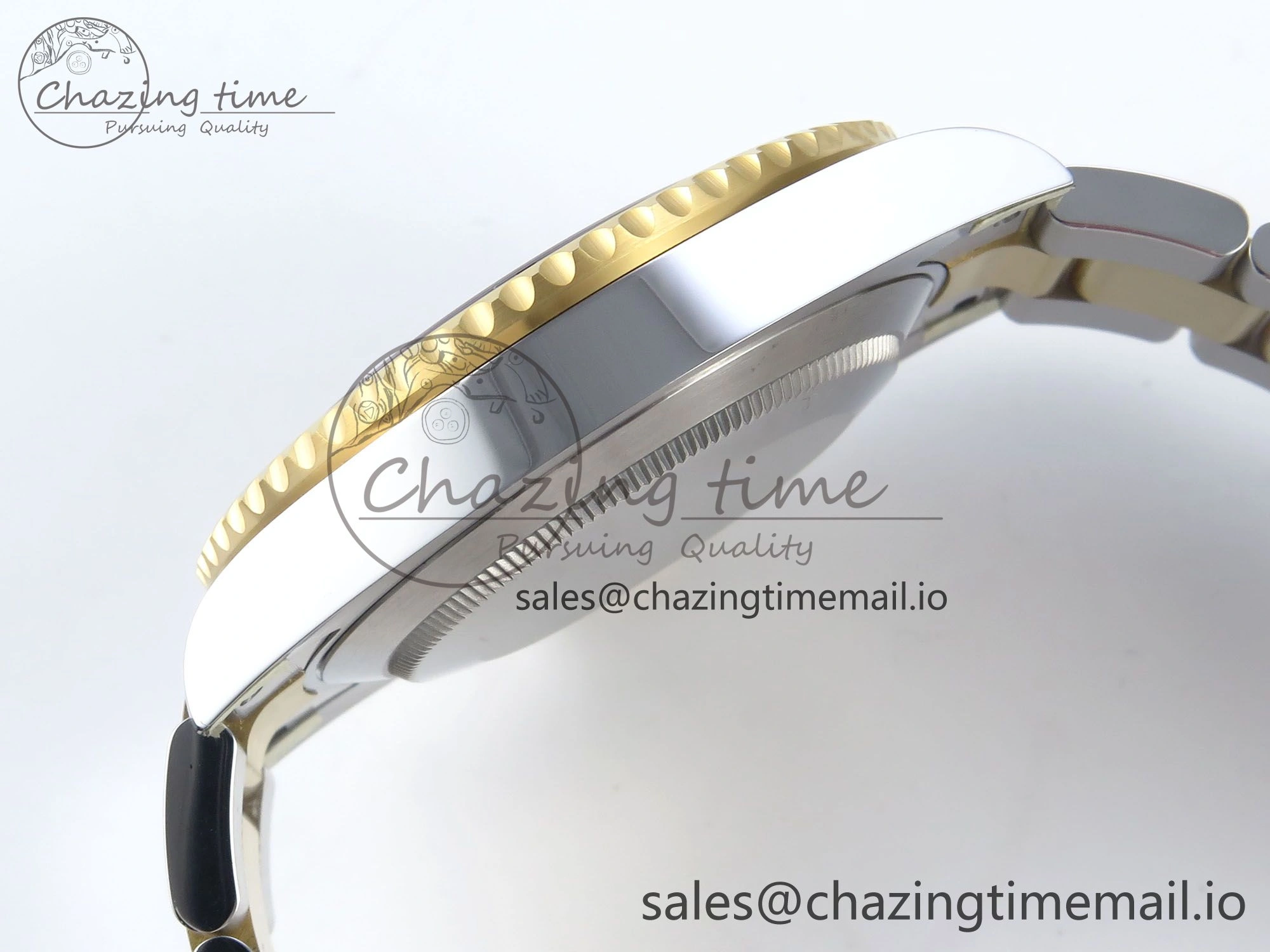 Submariner 41mm 126613 LN THBF 904L Black Ceramic 1:1 Best Edition on SS YG Bracelet SH WrinkleFree 339