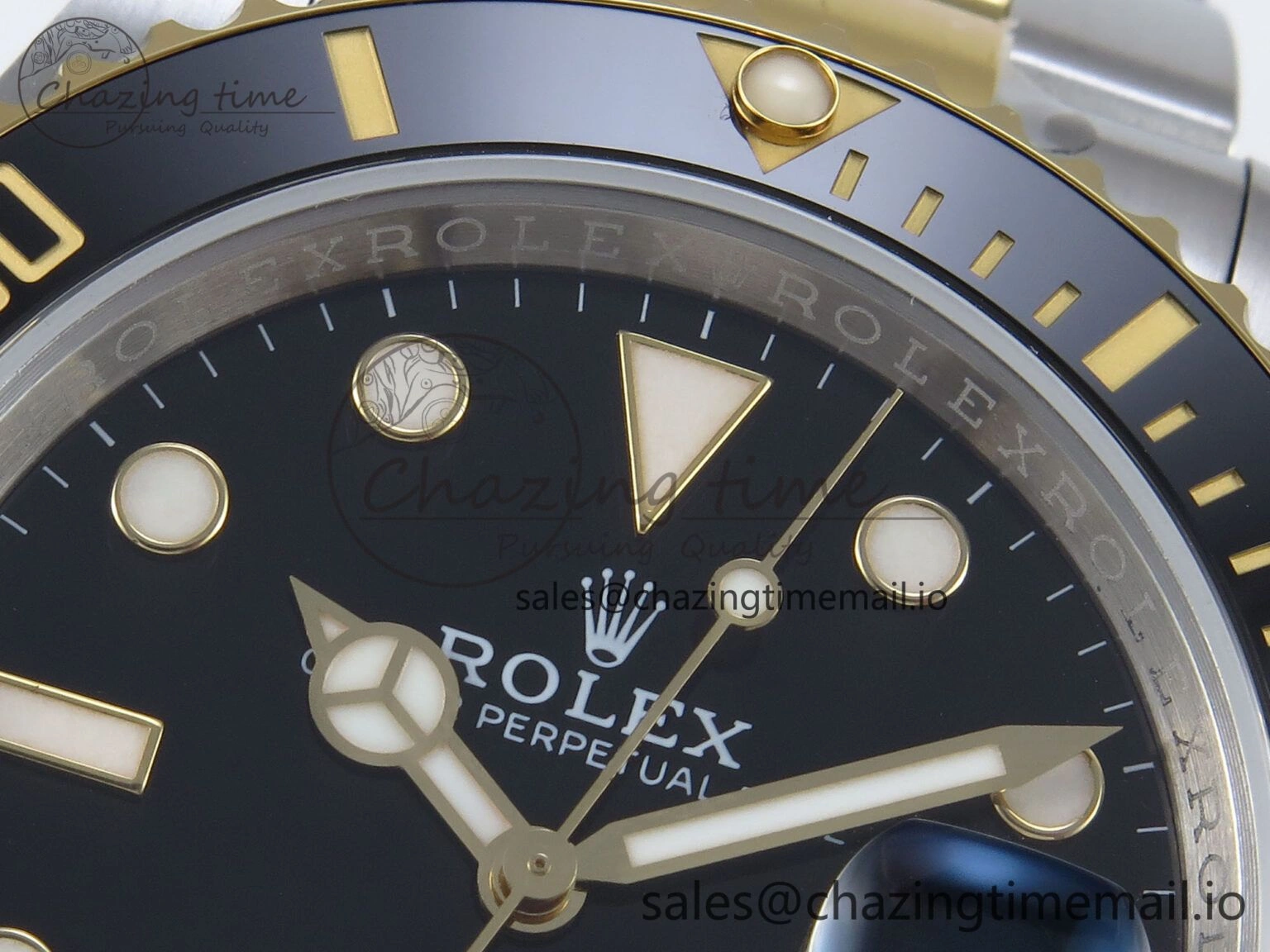 Sustainable Submariner 41mm 126613 LN TWSF SS YG Black Ceramic Black Dial on SS YG Bracelet SH 293