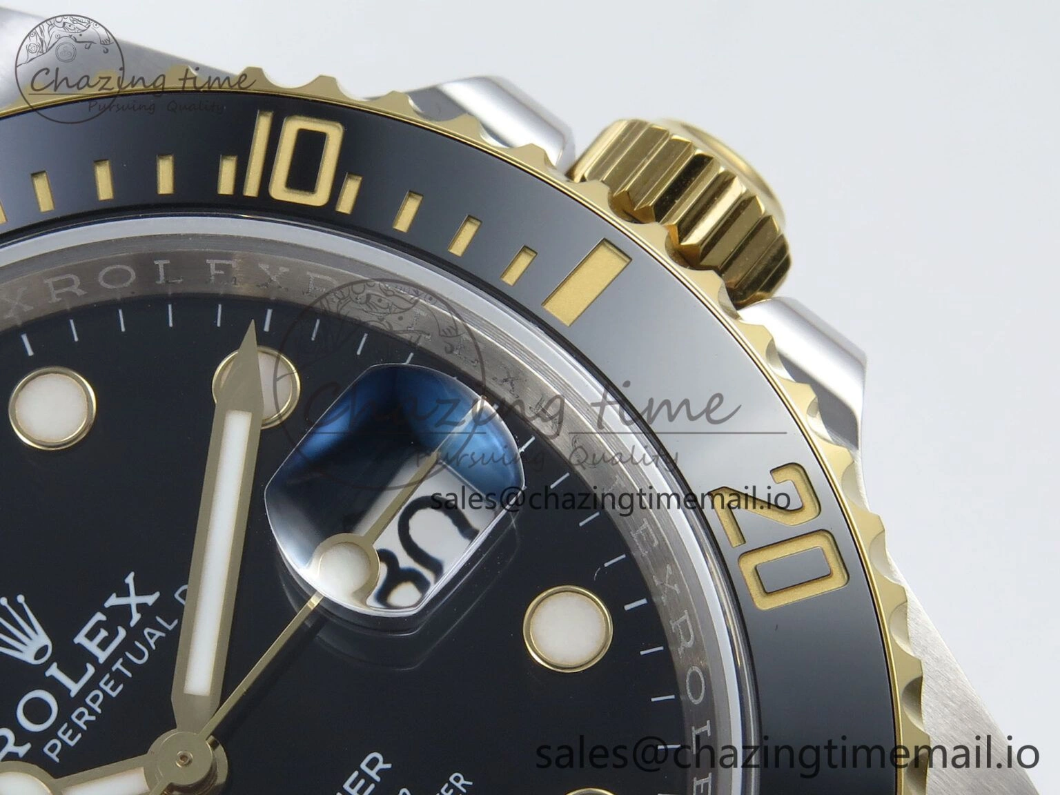 Sustainable Submariner 41mm 126613 LN TWSF SS YG Black Ceramic Black Dial on SS YG Bracelet SH 293