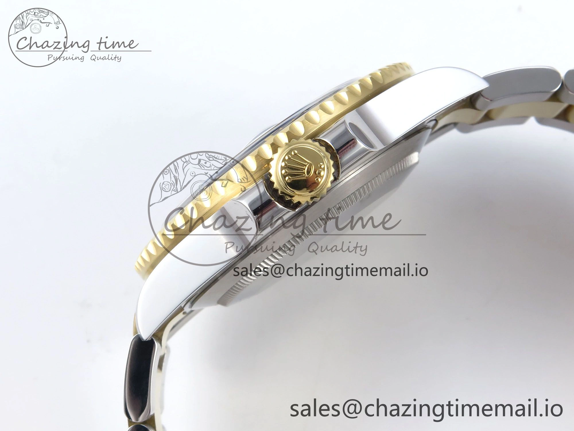 Sustainable Submariner 41mm 126613 LN TWSF SS YG Black Ceramic Black Dial on SS YG Bracelet SH 293