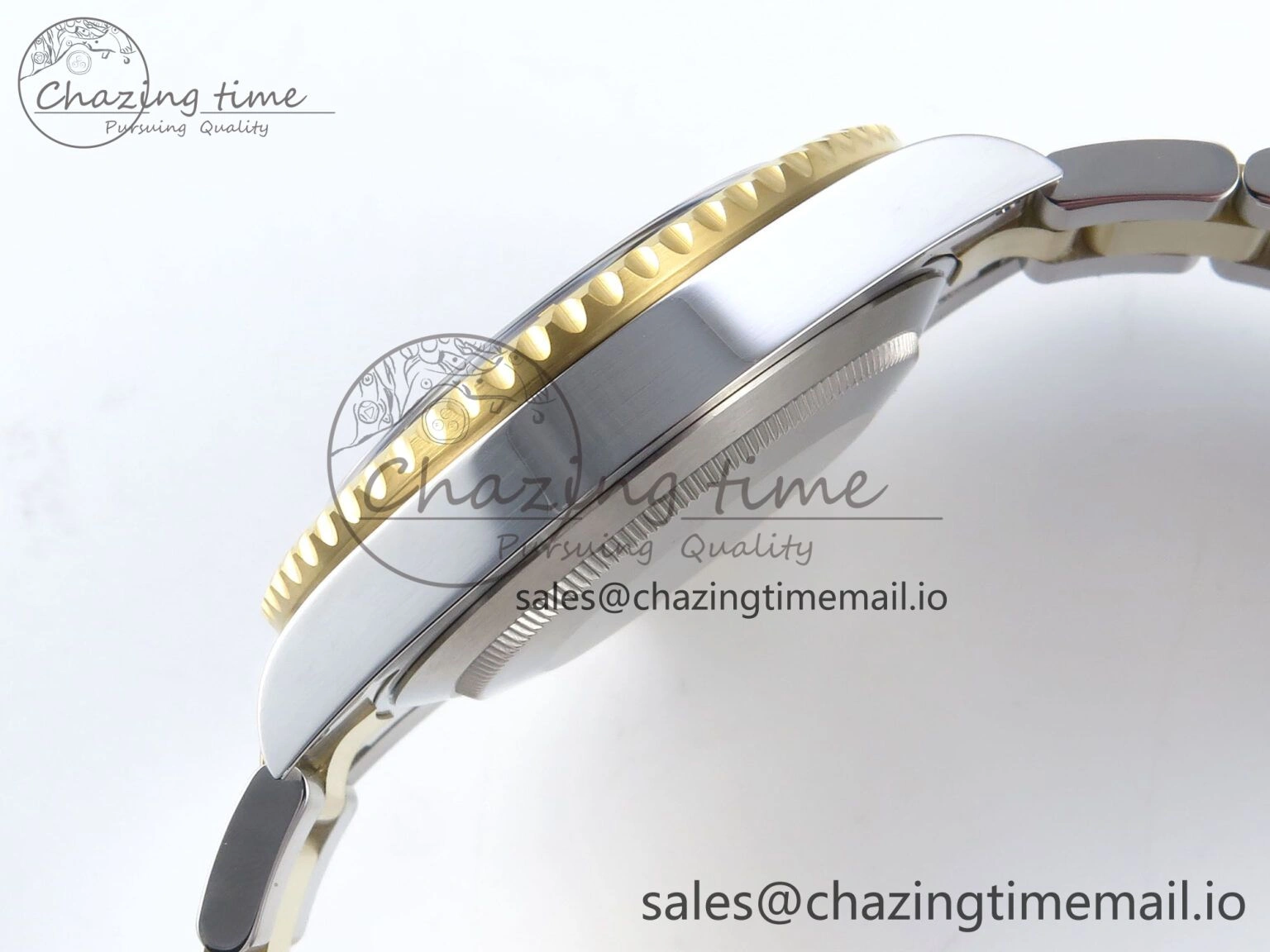 Sustainable Submariner 41mm 126613 LN TWSF SS YG Black Ceramic Black Dial on SS YG Bracelet SH 293