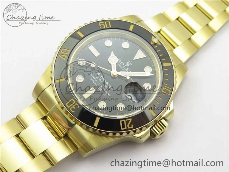 Submariner 41mm 126613 LN YG BP Maker Best Edition Black Dial on YG Bracelet Practical 2573