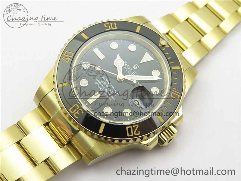 Submariner 41mm 126613 LN YG BP Maker Best Edition Black Dial on YG Bracelet Practical 2573