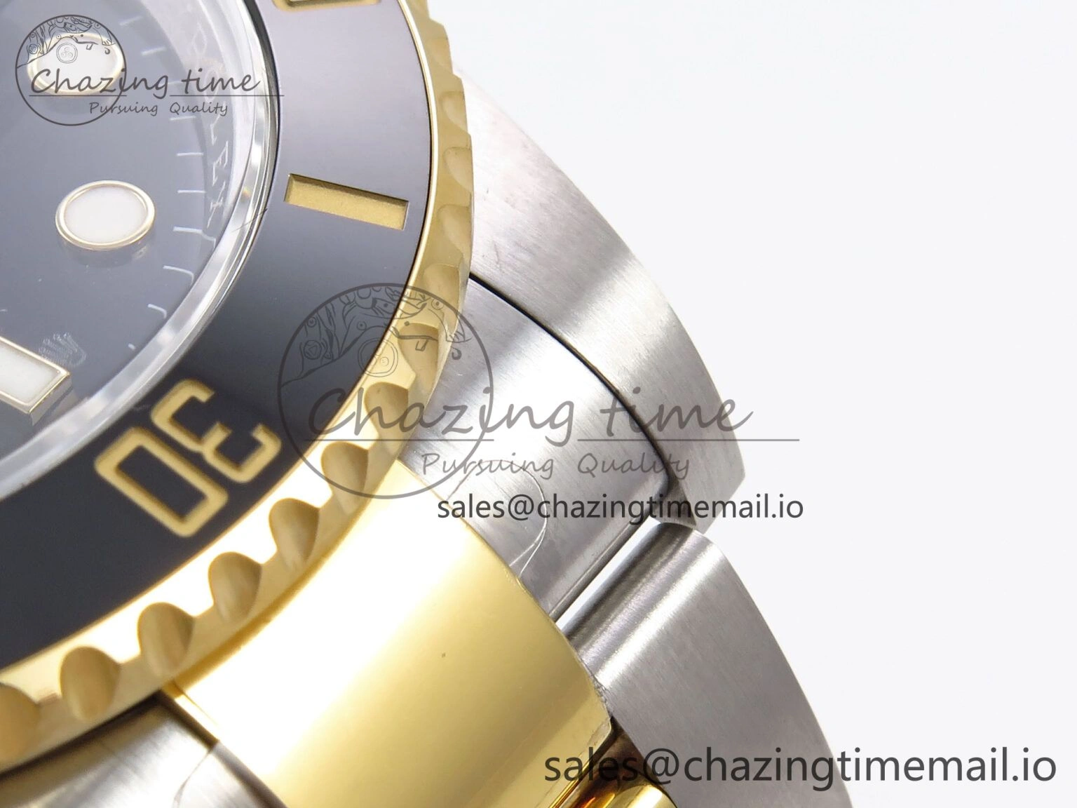 ModernLook Submariner 41mm 126613 LN YG SS EWEF Best Edition Black Dial on YG SS Bracelet A 966