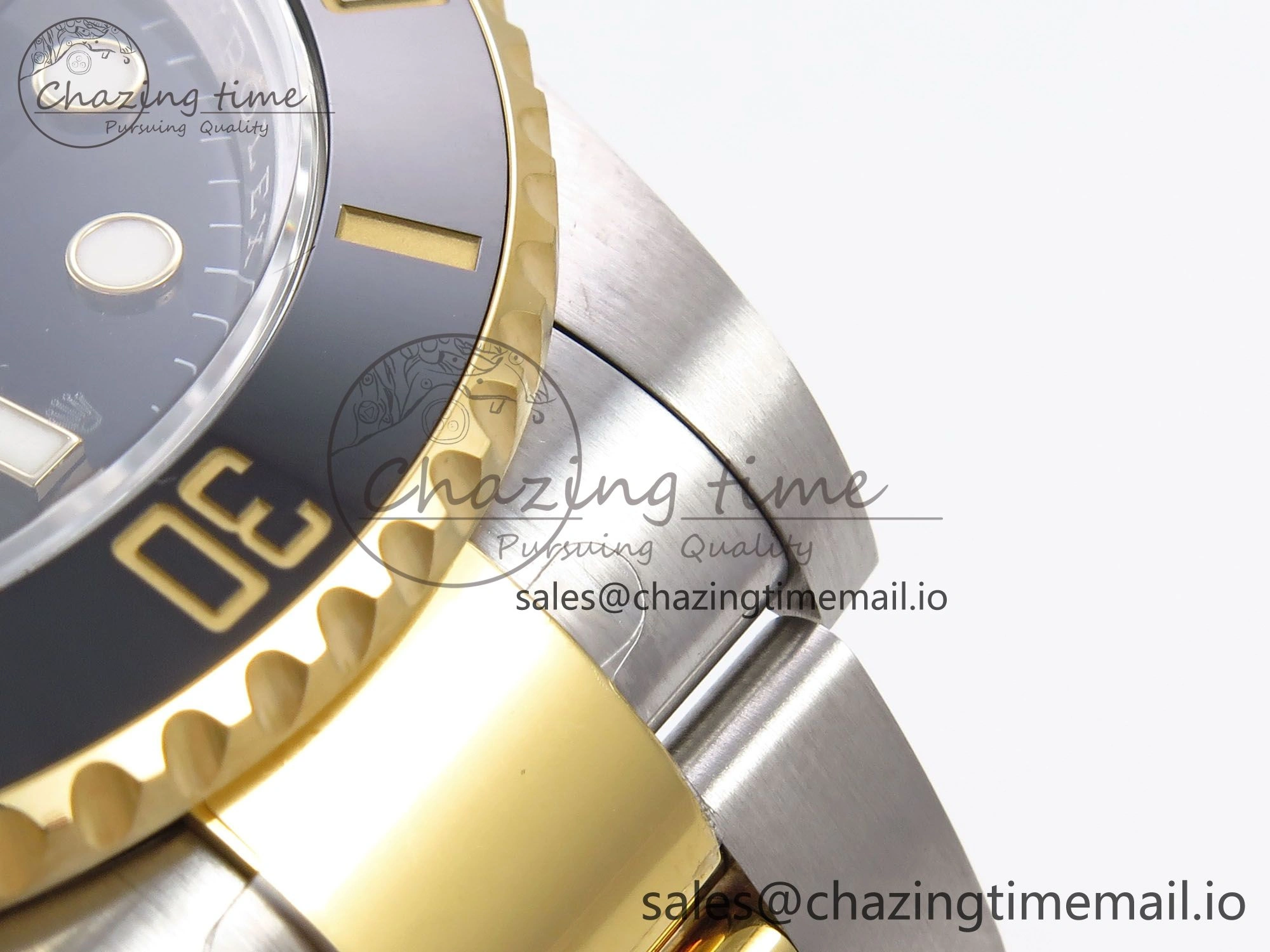 ModernLook Submariner 41mm 126613 LN YG SS EWEF Best Edition Black Dial on YG SS Bracelet A 966