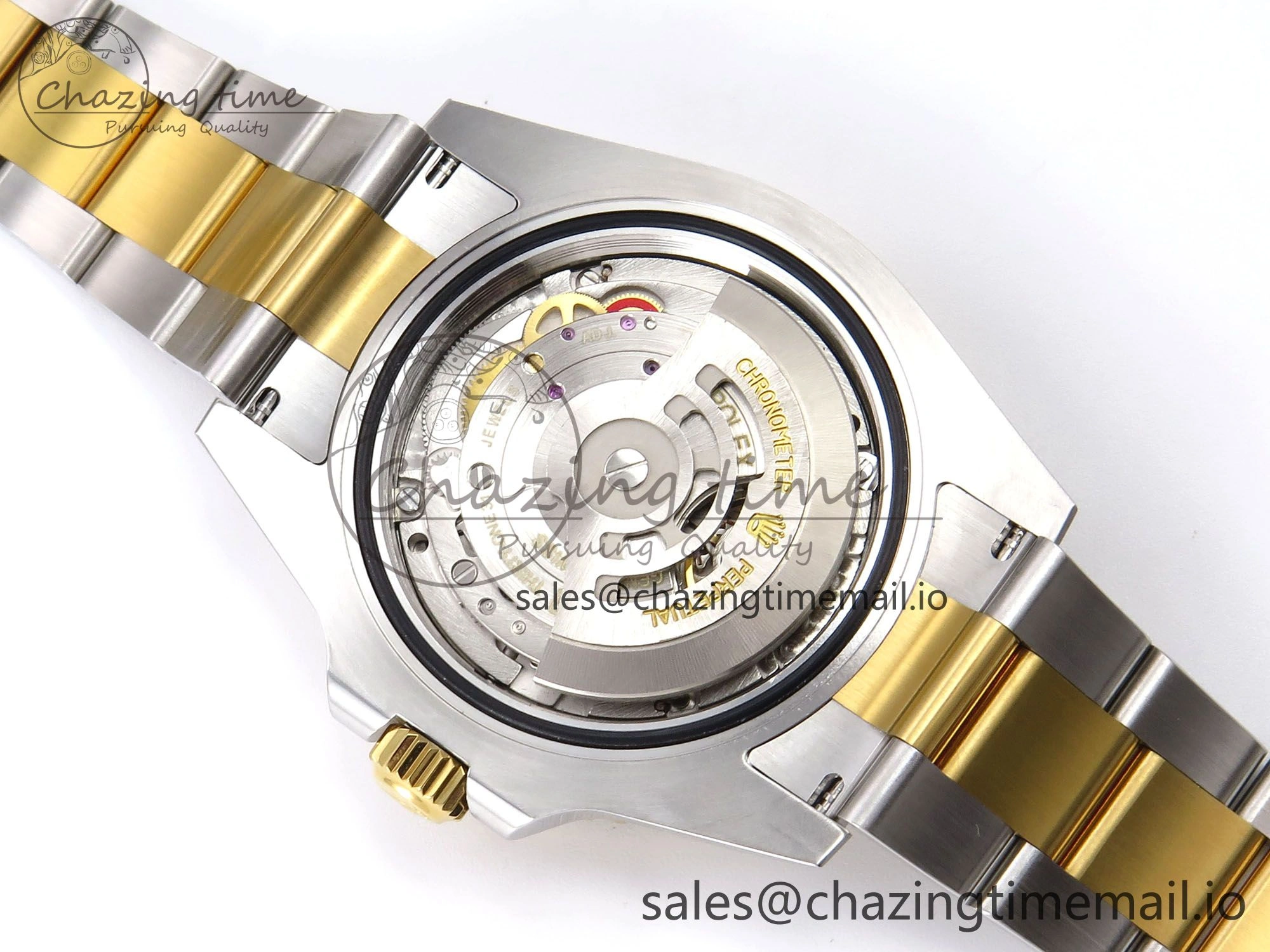 ModernLook Submariner 41mm 126613 LN YG SS EWEF Best Edition Black Dial on YG SS Bracelet A 966