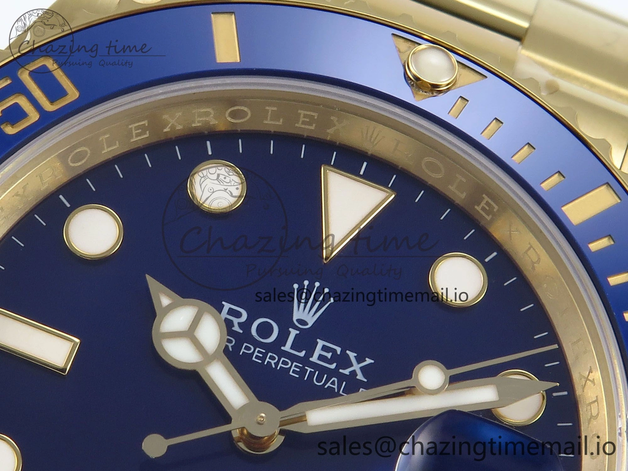 Unique Submariner 41mm 126618 LB THBF 904L Blue Ceramic 1:1 Best Edition on YG Bracelet SH 335
