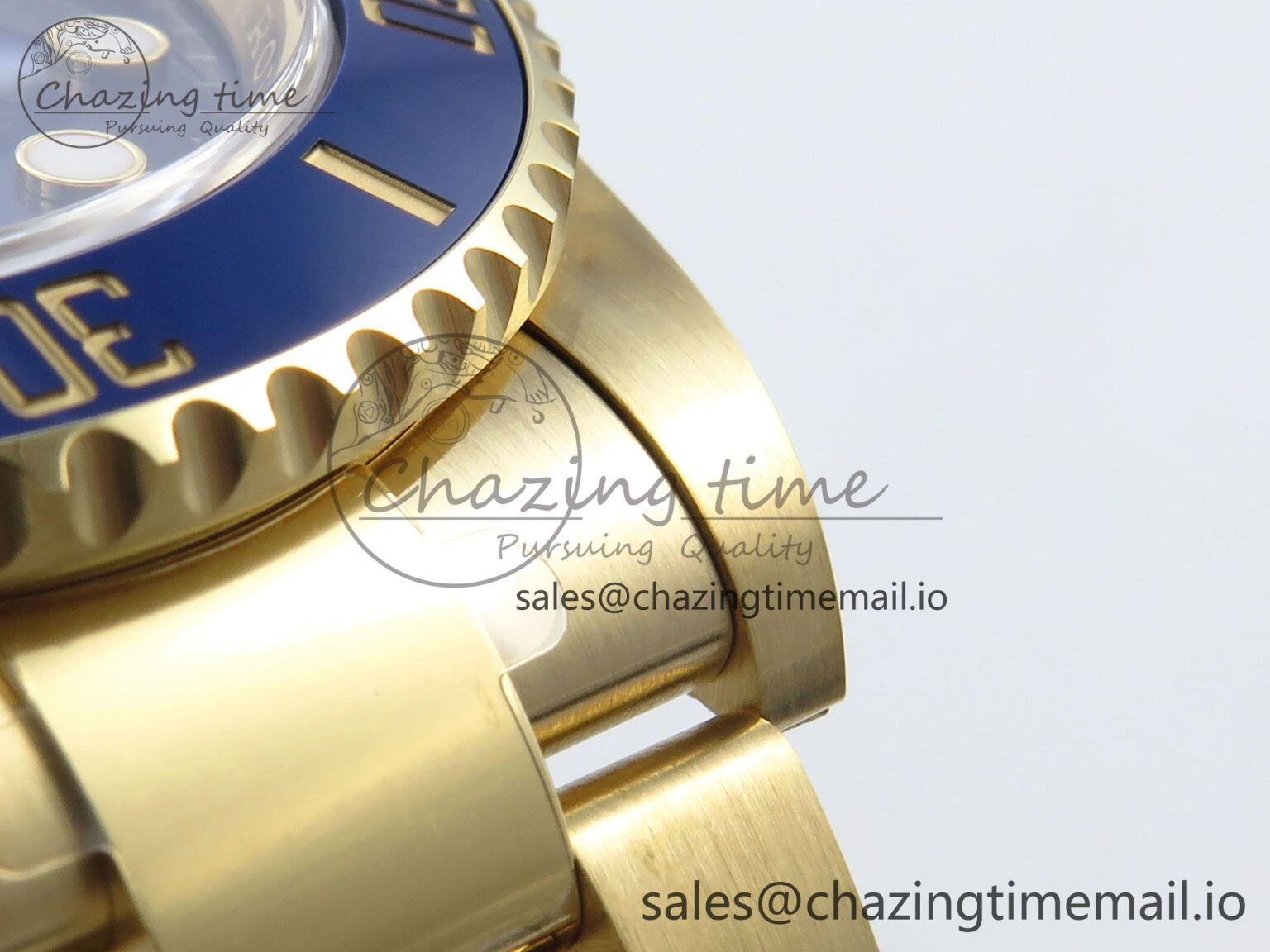 Unique Submariner 41mm 126618 LB THBF 904L Blue Ceramic 1:1 Best Edition on YG Bracelet SH 335