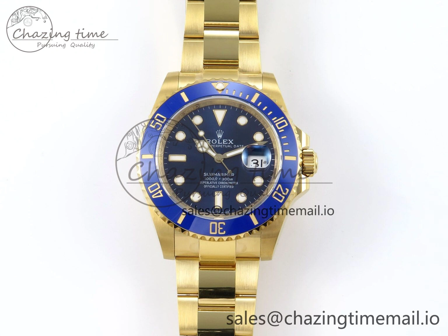 Submariner 41mm 126618 LB TWSF YG Blue Ceramic Blue Dial on YG Bracelet SH MultiPurpose 286