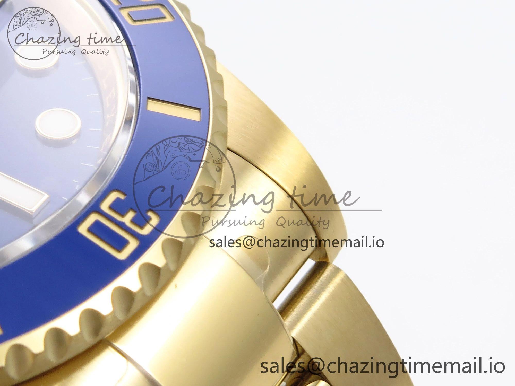 Trendy Submariner 41mm 126618 LB YG EWEF Best Edition Blue Dial on YG Bracelet A 968