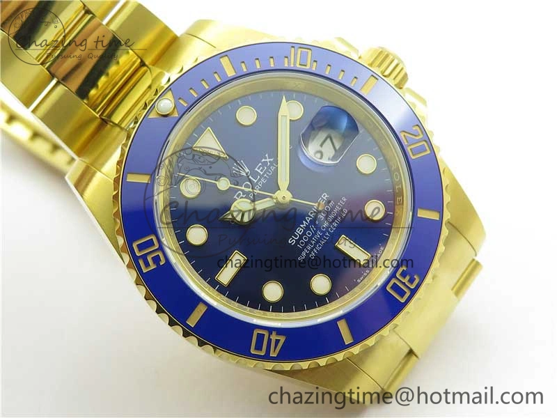 Submariner 41mm 126618 LB YG EWF Blue Dial on YG Bracelet A Trendy 2615
